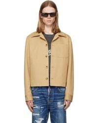 Amiri - Script Collar Shirt Jacket - Lyst