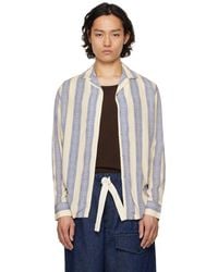 Oas - Off- Havana Viscose Long Sleeve Shirt - Lyst