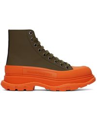 green and orange alexander mcqueen sneakers