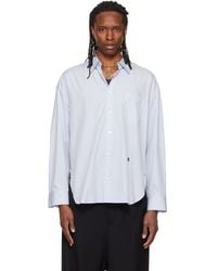 WOOYOUNGMI - Striped Cotton Shirt - Lyst