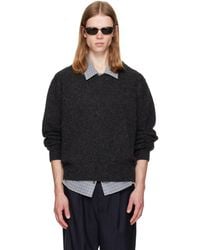 Tonywack - Brushed Shaggy Dog V-Neck Sweater - Lyst