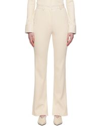 Nanushka - Off- Mykas Trousers - Lyst