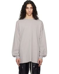 Rick Owens - Off- Temple Tommy Ls T-Shirt - Lyst