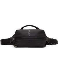Givenchy - Sac-ceinture noir à glissière à logos g - Lyst