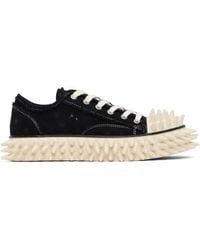 Doublet Porcupine Lace Up Sneakers, , 100% Polyester in Doublet Porcupine Lace Up Sneakers, , 100% Polyester in