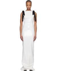 Monot - Bows Sequins Maxi Dress - Lyst