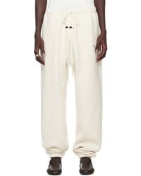 Fear Of God - Off- Essentials Sweatpants - Lyst