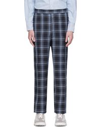 Thom Browne - Check Trousers - Lyst
