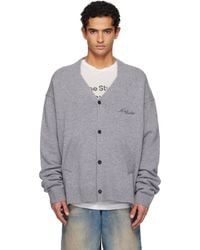 Acne Studios - Wool V-Neck Cardigan - Lyst