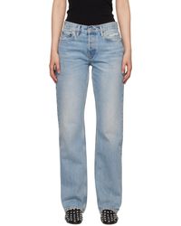 RE/DONE - Easy Straight Jeans - Lyst