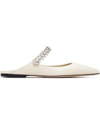 Jimmy Choo - Ssense Exclusive Off- Bing Slip-On Flats - Lyst