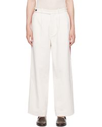 Bode - Off- Skunk Tail Patch Trousers - Lyst