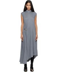 Bottega Veneta - Crepe Viscose Jersey Maxi Dress - Lyst