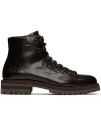 Common Projects - Leather Hiking Boots - Lyst
