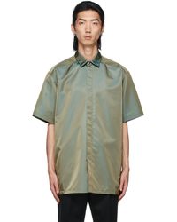 Fear Of God Green Nylon Short Sleeve Shirt