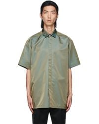 Fear Of God Green Nylon Short Sleeve Shirt