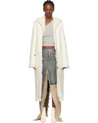 Rick Owens - Off- Concordians Klaus Reversible Shearling Coat - Lyst