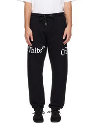 Off-White c/o Virgil Abloh - Bookish Scarf Cuffed Sweatpants - Lyst