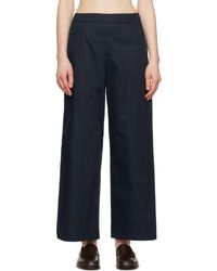 MM by Max Mara - ネイビー Antille トラウザーズ - Lyst