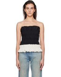 Kijun - Off- Shirring Mono Tube Top - Lyst
