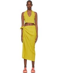 Marco Rambaldi - Ssense Exclusive Yellow Viscose Cover-up Set - Lyst