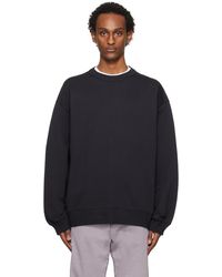 Dries Van Noten - Navy Oversized Sweatshirt - Lyst