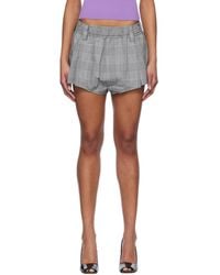 MERYLL ROGGE - Drawstring Micro Shorts - Lyst