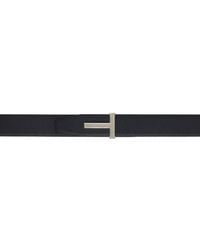 Tom Ford - Grain Leather T Icon Reversible Belt - Lyst
