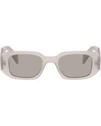 Prada - Symbole Rectangle Acetate Sunglasses - Lyst