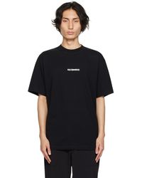 Han Kjobenhavn - T-shirt noir à logos et image imprimés - Lyst