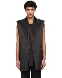 Jean Paul Gaultier - Double Layer Body Detail Vest - Lyst