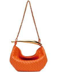Bottega Veneta - Orange Sardine With Chain Bag - Lyst