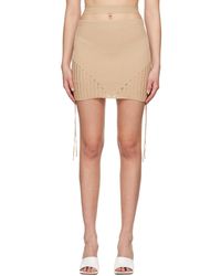 ANDREADAMO - Andreādamo Cutout Miniskirt - Lyst