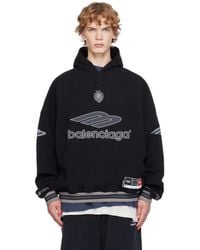 Balenciaga - 3B Football Polo Hoodie - Lyst