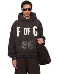 Fear Of God - 'F Of G' Classic Half Raglan Hoodie - Lyst