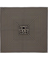 TOTEME - Off- Signature Monogram Silk Scarf - Lyst