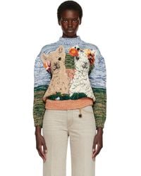 Stella McCartney - Alpaca Jacquard Knit Sweater - Lyst