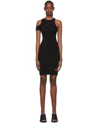Eckhaus Latta Astral Mini Dress - Black