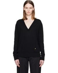 Balmain - V-Neck Light Sweater - Lyst