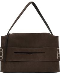 JW Anderson - Large Loafer Suede Bag - Lyst