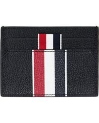 Thom Browne - Rwb Stripe Double Sided Card Holder - Lyst