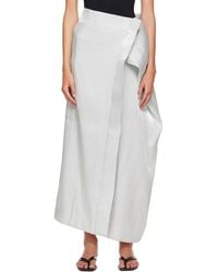 Issey Miyake - Ssense Exclusive Mercury Maxi Skirt - Lyst