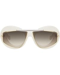 Loewe - Off-white Wing Double Frame Sunglasses - Lyst