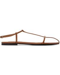 Jil Sander - Cage Flat Sandals - Lyst