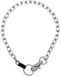 Ernest W. Baker Agate Pearl Necklace in Black for Men | Lyst UK