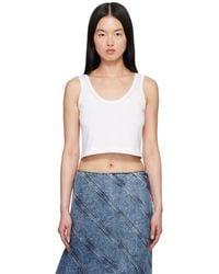 Alaïa - Crop Tank Top - Lyst