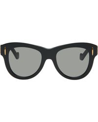 Loewe - Lunettes De Soleil Noires À Anagrammes - Lyst