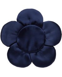 Sandy Liang - Pochette en forme de fleur bleu marine à dragonne - Lyst