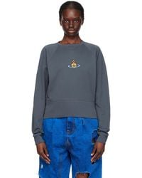 Vivienne Westwood - Gray Athletic Sweatshirt - Lyst