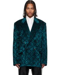 メンズ Dries Van Noten パデッド ジャケット ブラック | Lyst メンズ Dries Van Noten パデッド ジャケット ブラック | Lyst